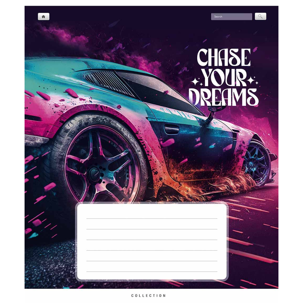 Зошит Школярик Chase your dreams 18 аркушів клітинка (018-3510K) - зображення 5