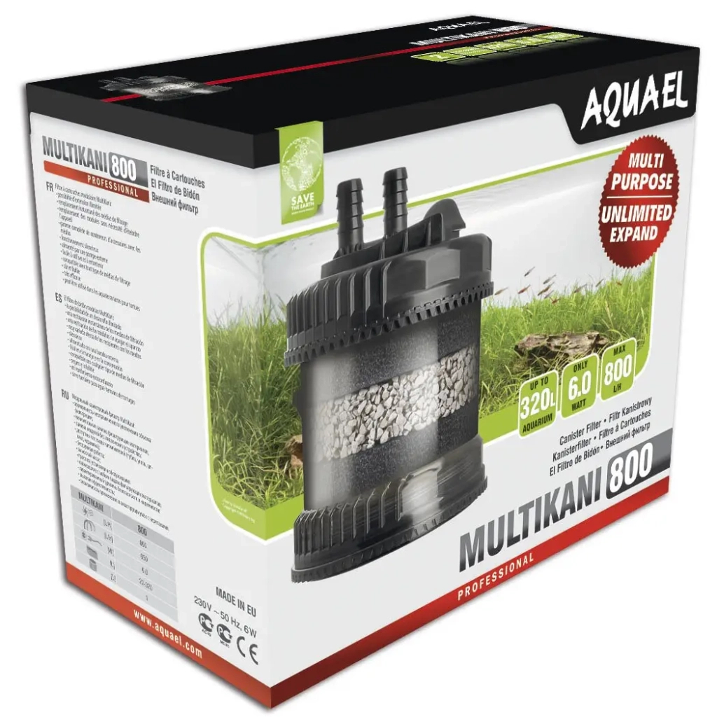 Фільтр для акваріума AquaEl Multikani 800 зовнішній до 320 л (5905546133456) - изображение 2