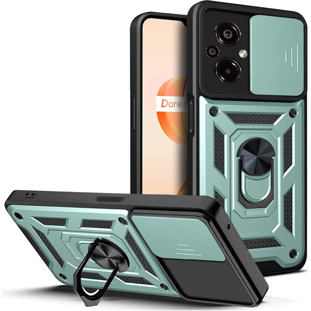 Чохол до мобільного телефона BeCover Military Poco M5 4G Dark Green (709123) - зображення 1