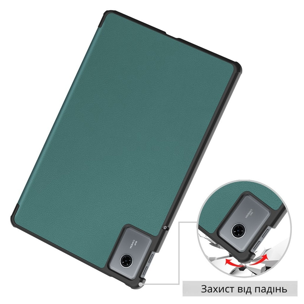 Чохол до планшета BeCover Smart Case Lenovo Idea Tab/K11 (2nd Gen) TB336/Xiaoxin Pad (2025) 11" Dark Green (714097) - зображення 5
