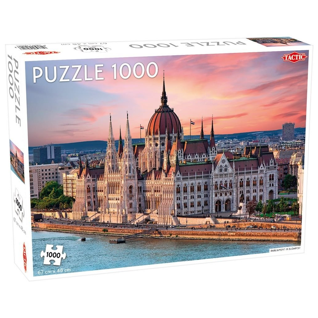 Пазл Tactic Парламент у Будапешті, 1000 елементів (58260) - зображення 1