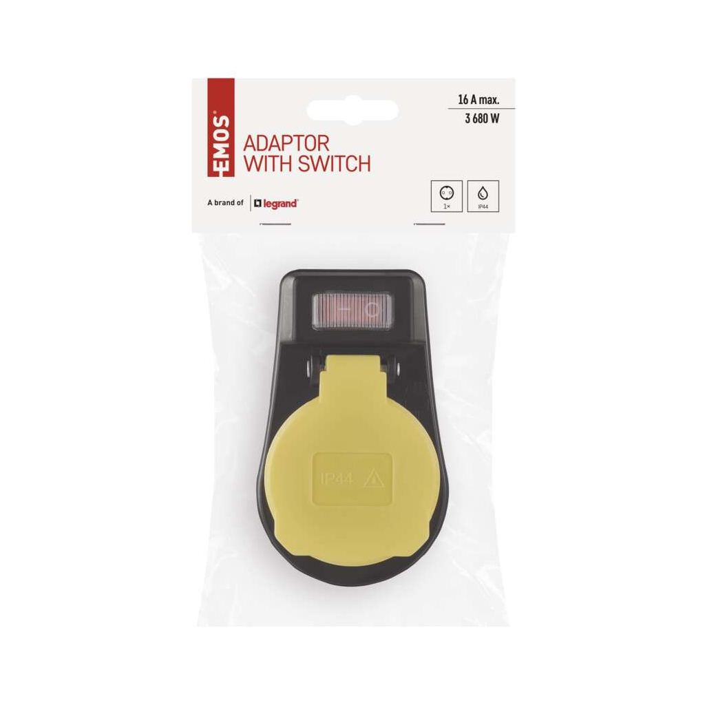 Розетка EMOS 16A 250V IP44 одинарна (P00292) - изображение 5