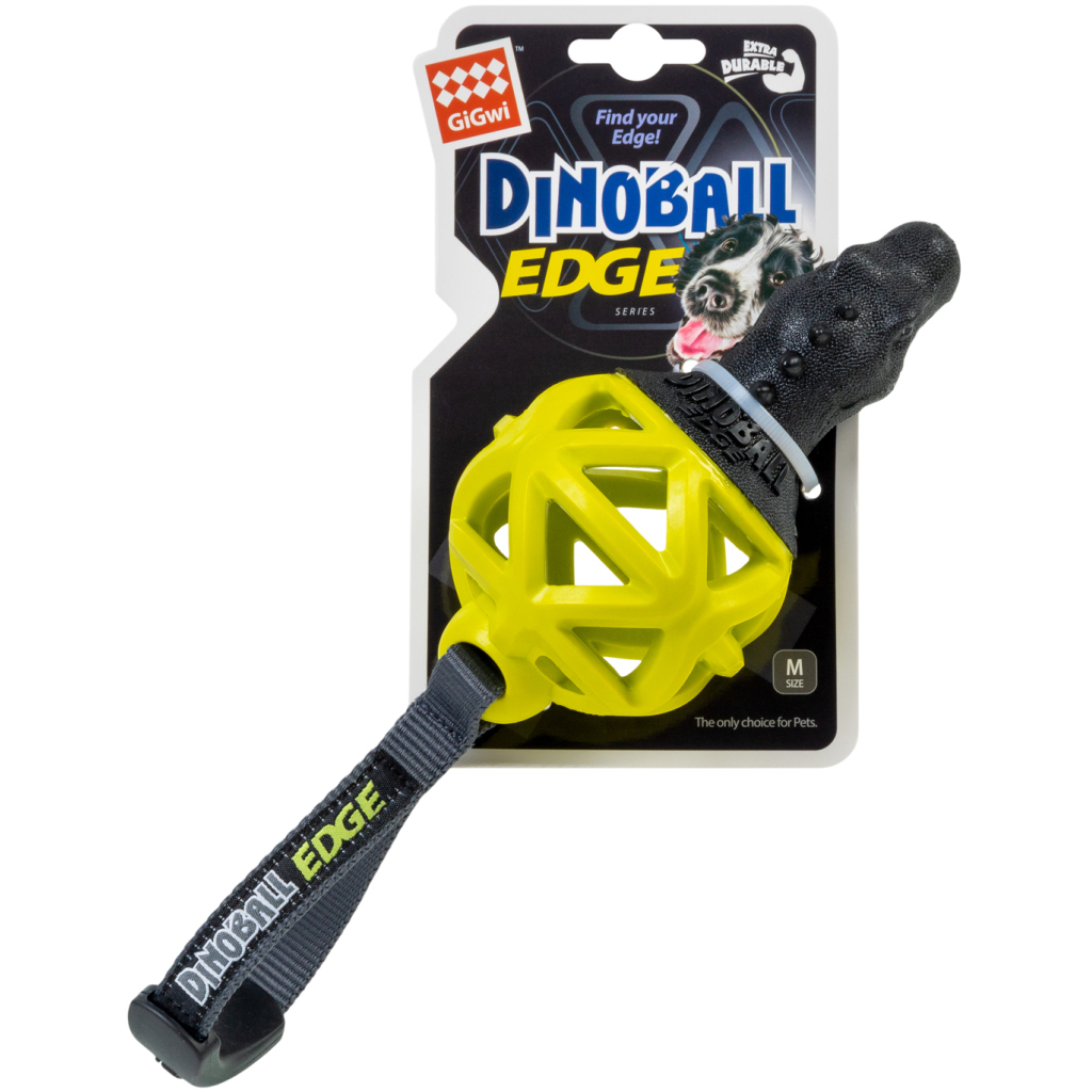 Іграшка для собак GiGwi Push to mute Дінобол Т-рекс Едж 28 см (2329) - зображення 2