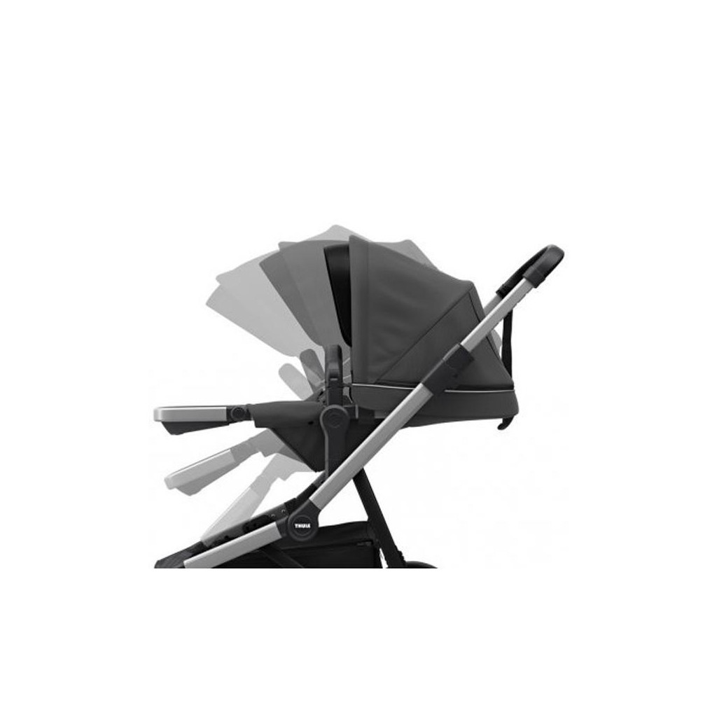 Коляска Thule 2 в 1 Sleek + Bassinet Charcoal Grey (TH11000008) - зображення 9