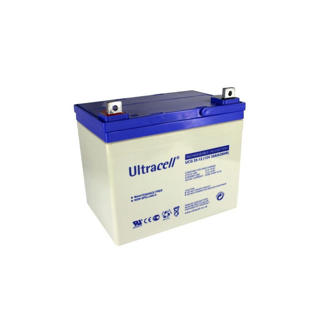 Батарея до ДБЖ Ultracell 12V-35Ah, GEL (UCG35-12) - зображення 1