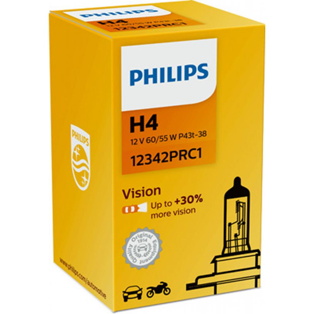 Автолампа Philips галогенова 60/55W (12342 PR C1) - зображення 1