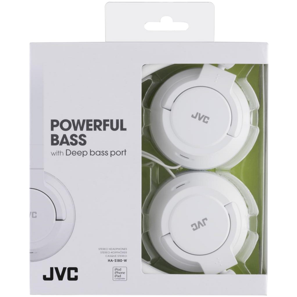Навушники JVC HA-S180 White (HA-S180-W-EF) - зображення 2