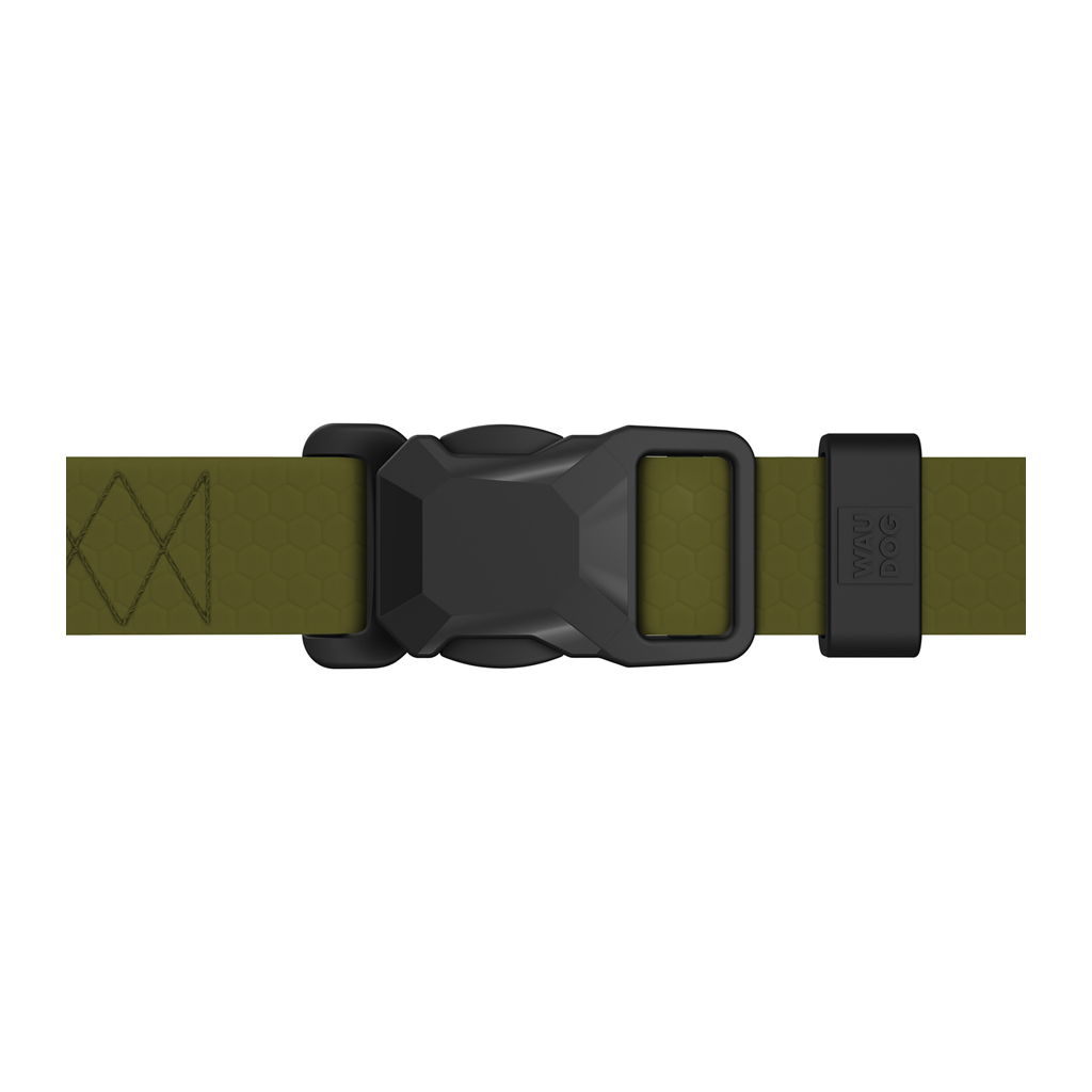 Шлея для собак WAUDOG Magnet анатомічна Н-подібна з QR-паспортом, магнітна пряжка-фастекс L хакі (262431) - зображення 2
