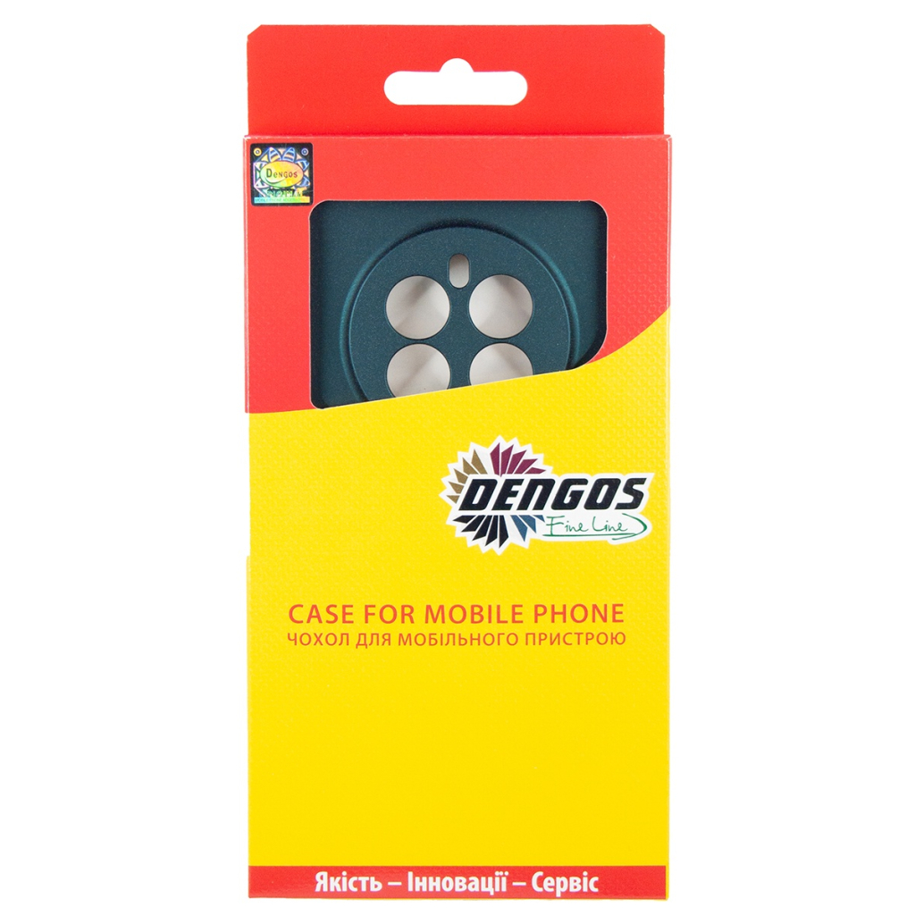 Чохол до мобільного телефона Dengos Realme 12 4G/5G Soft+glass Green (DG-KM-184) - зображення 4