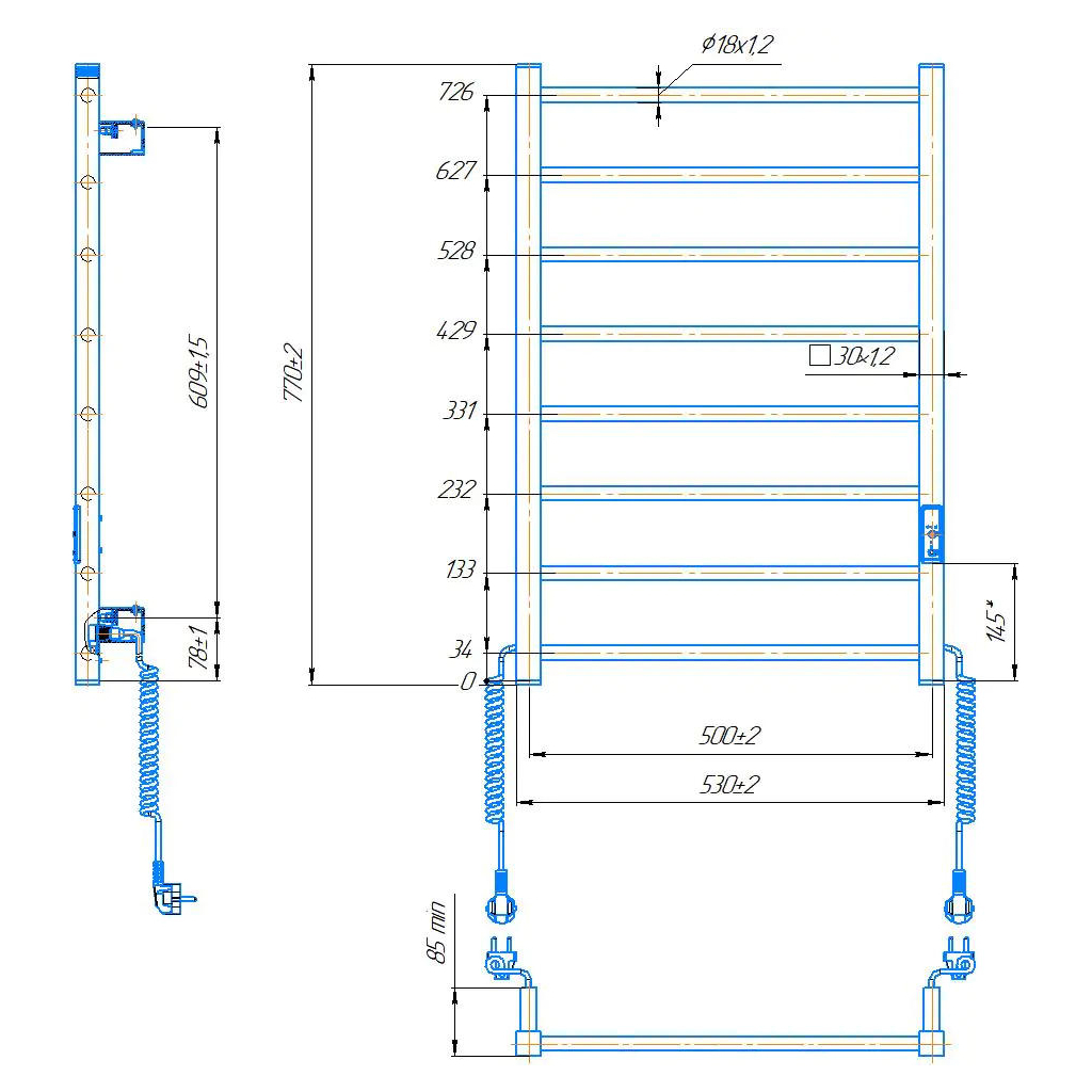 Сушарка для рушників Hygge Family Leeds (6.1.0802.06.BM) - зображення 5