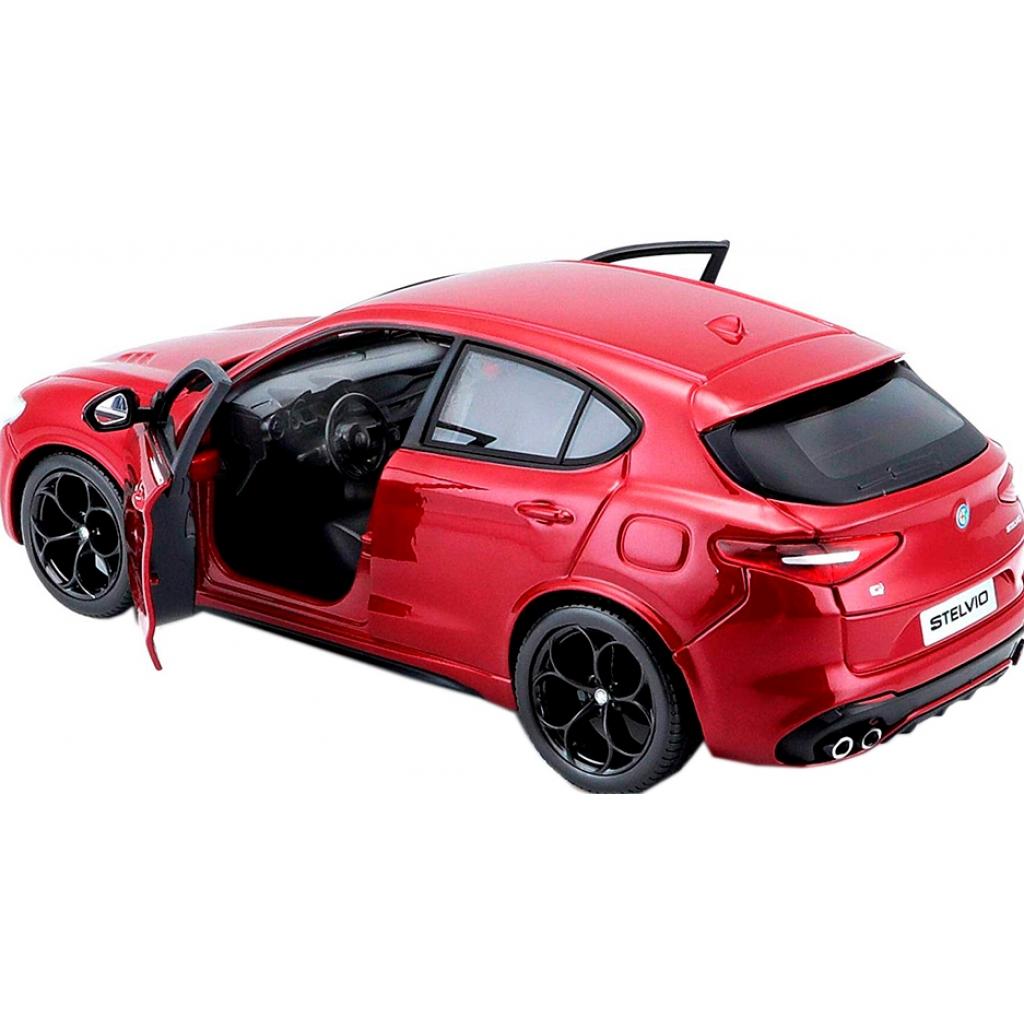 Машина Bburago Alfa Romeo Stelvio (1:24) червоний (18-21086) - зображення 3