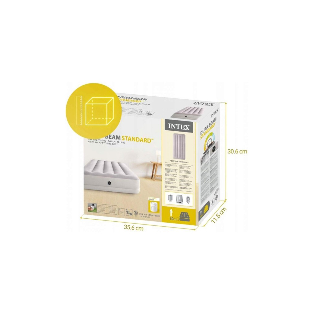 Матрац надувний Intex 64177 - зображення 6