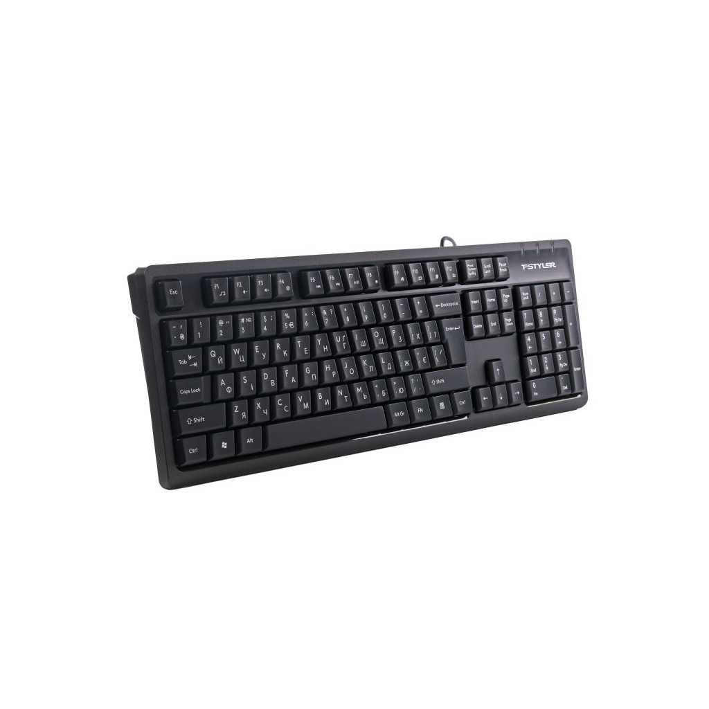 Клавіатура A4Tech FKS12 USB UA Black (4711421003155) - зображення 2