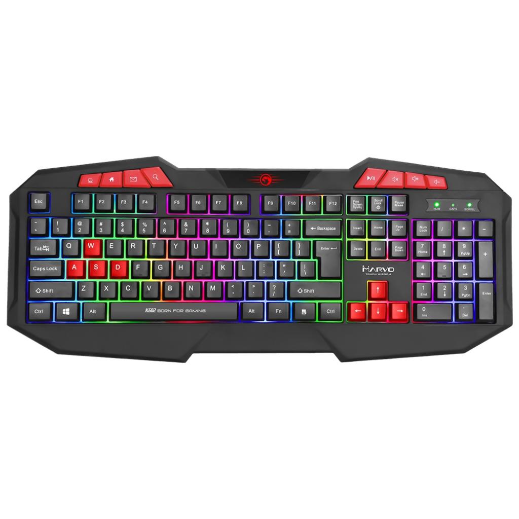 Клавіатура Marvo K602 Multi-LED (K602) - зображення 1