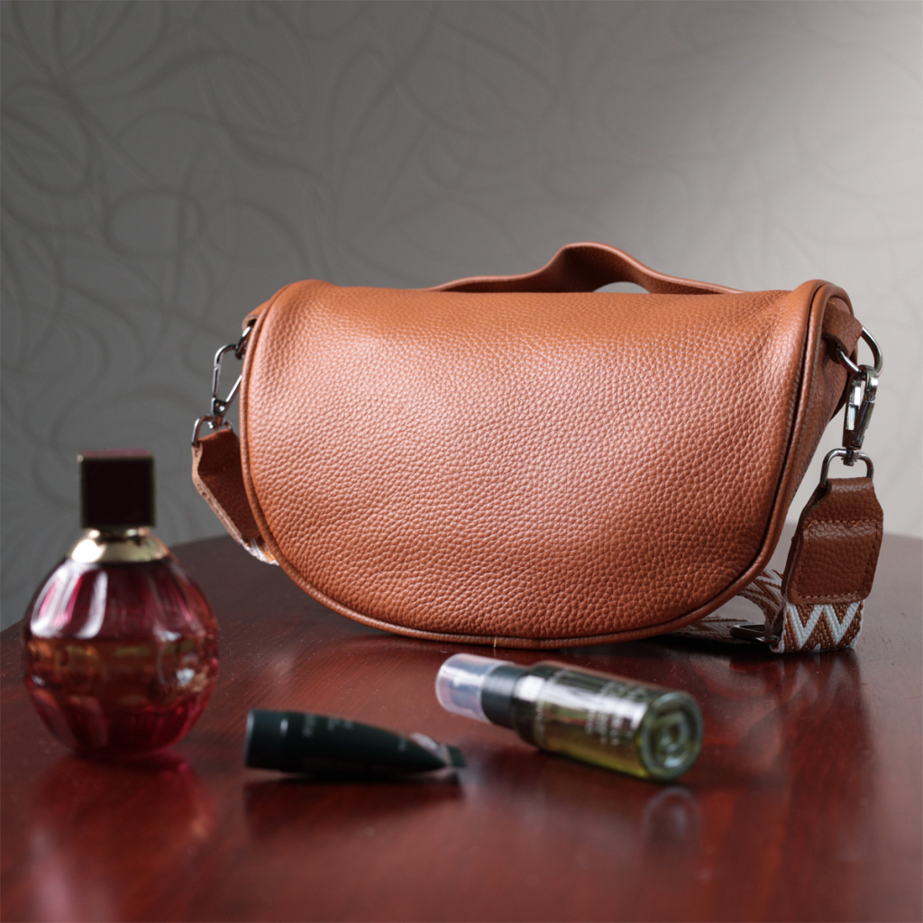 Сумка Vintage З натуральної шкіри Руда (22658) - зображення 12