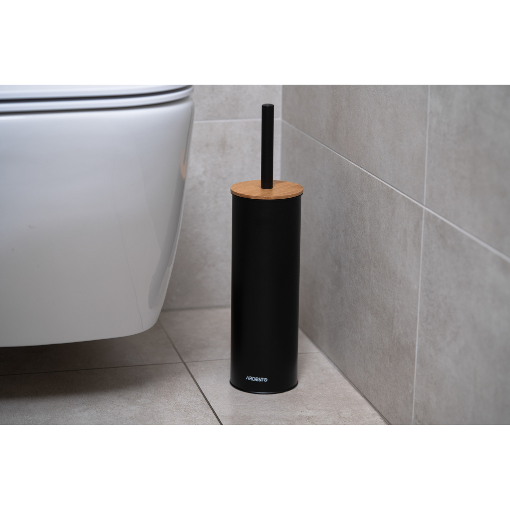 Йоржик для унітазу Ardesto Minimalism Чорний (ARHB3503BB) - зображення 4