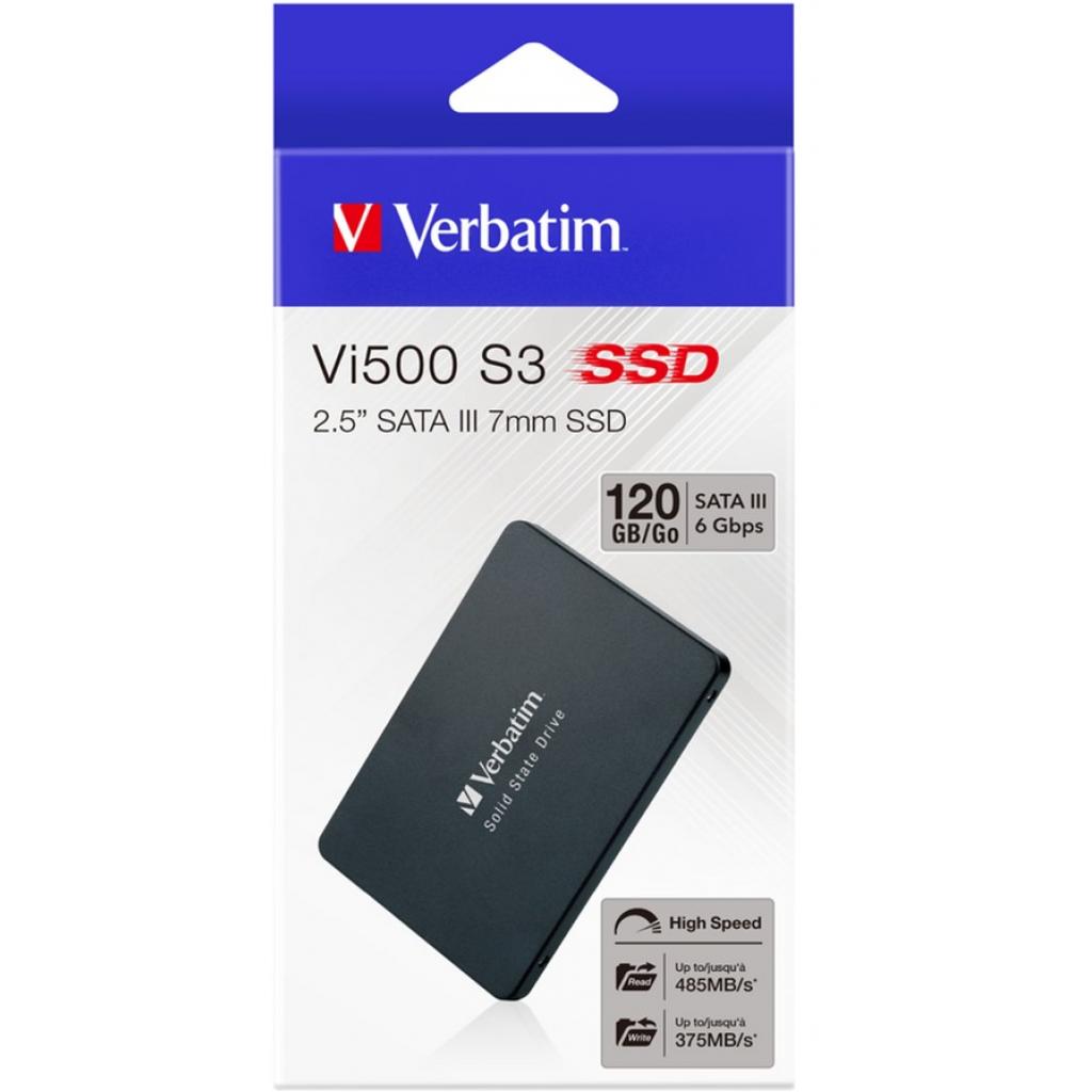 Накопичувач SSD 2.5" 120GB Verbatim (70022) - зображення 7