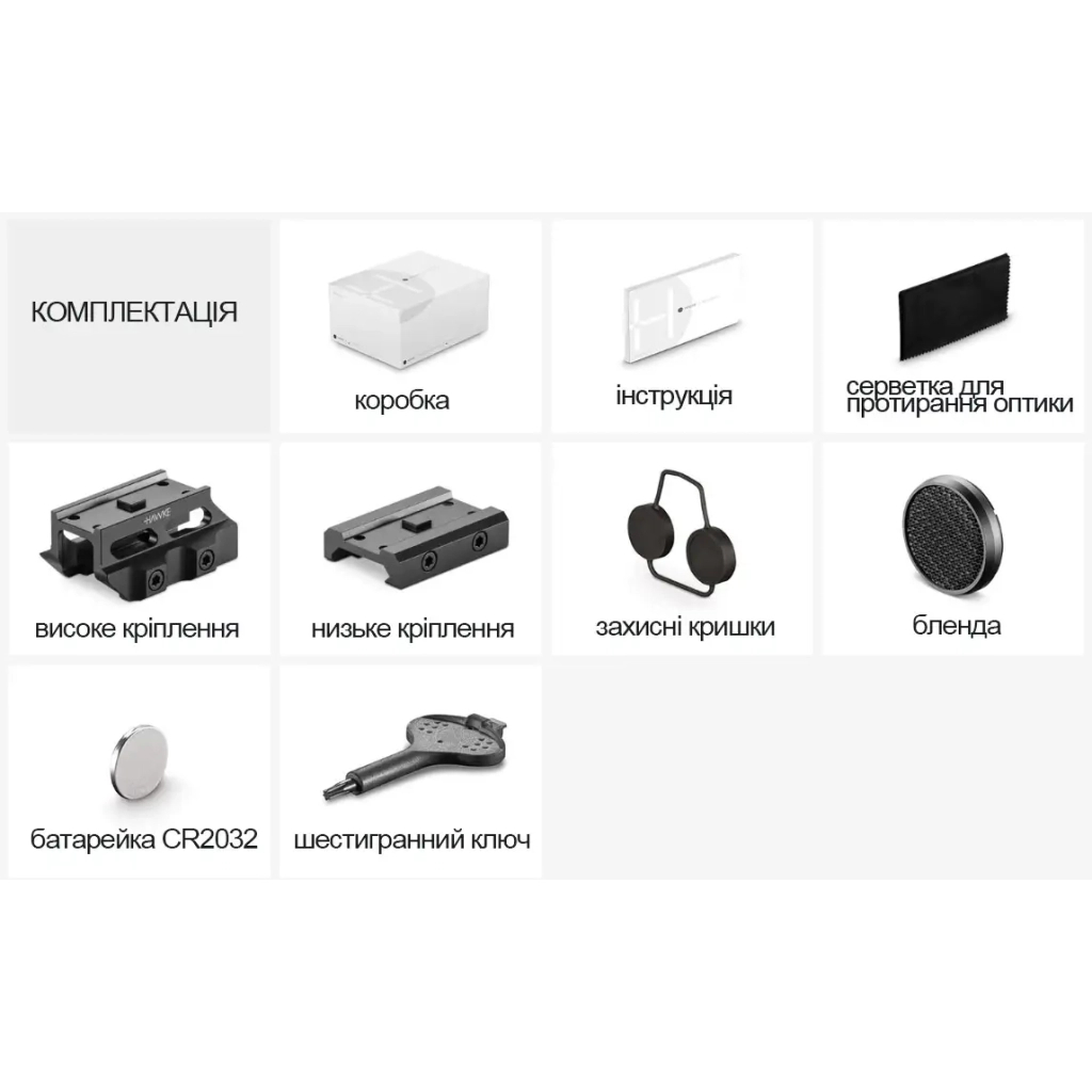 Коліматорний приціл Hawke Prism Sight 4x24 сітка 5,56 BDC Dot (12054) - зображення 7