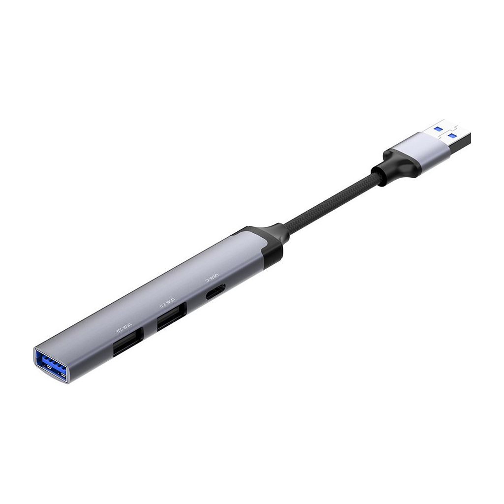 Концентратор ColorWay USB-A 4-в-1 USB2.0х3/USB3.0 (CW-HUB05) - зображення 5