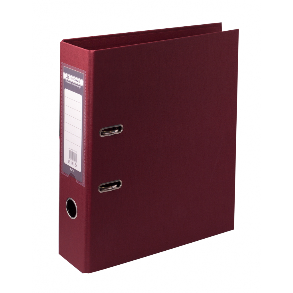Папка - реєстратор Buromax Elite A4 70 мм PP Burgundy (BM.3001-13c) - зображення 1