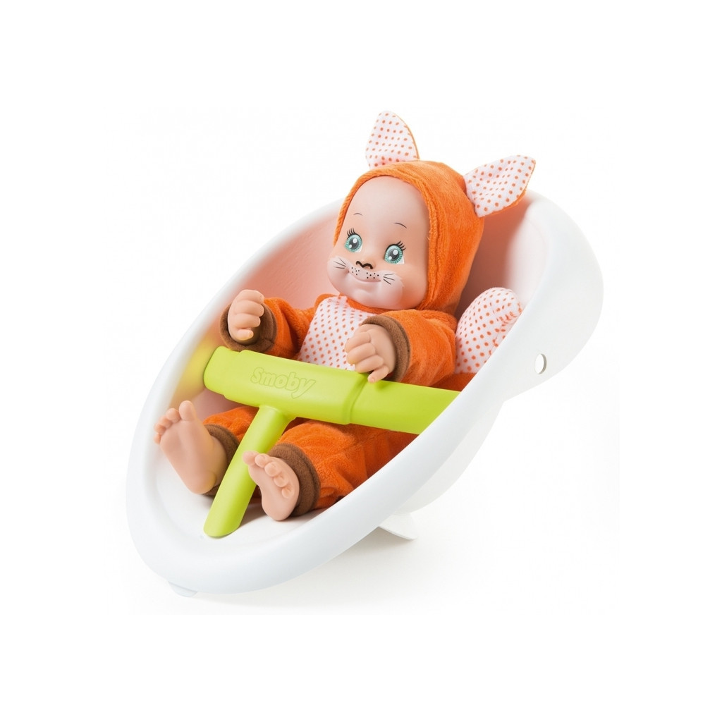 Коляска для ляльок Smoby Mini Kiss 3в1 Веселі тварини (210206) - зображення 4