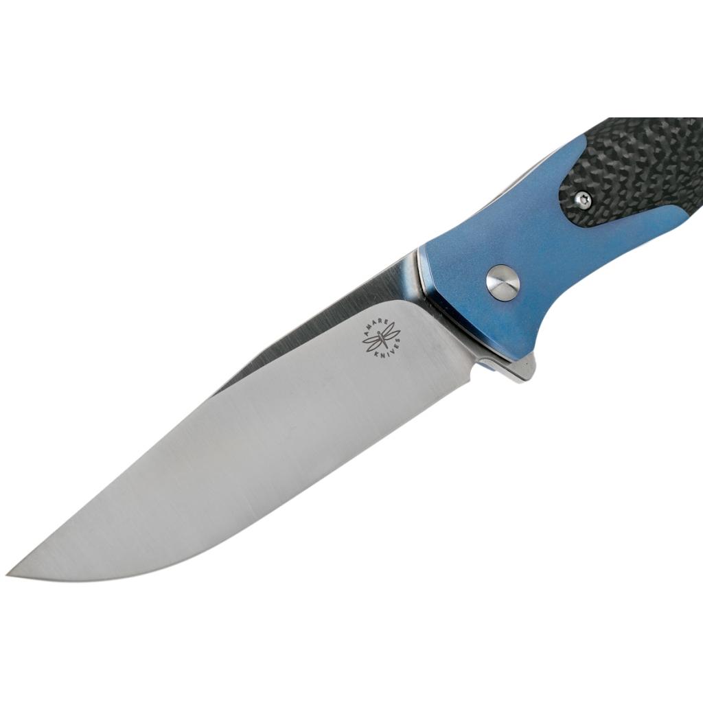 Ніж Amare Knives Track Blue (201809) - зображення 3