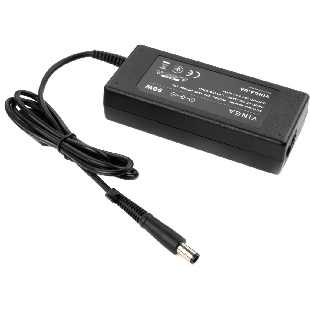Блок живлення до ноутбуку Vinga HP 90W 19V 4.74A 7.4*5.0 (VPA-1947-HP7450-101) - зображення 2