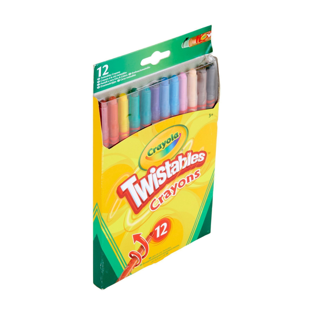 Олівці кольорові Crayola Твіст воскові, що викручуються, 12 шт (256319.024) - изображение 4