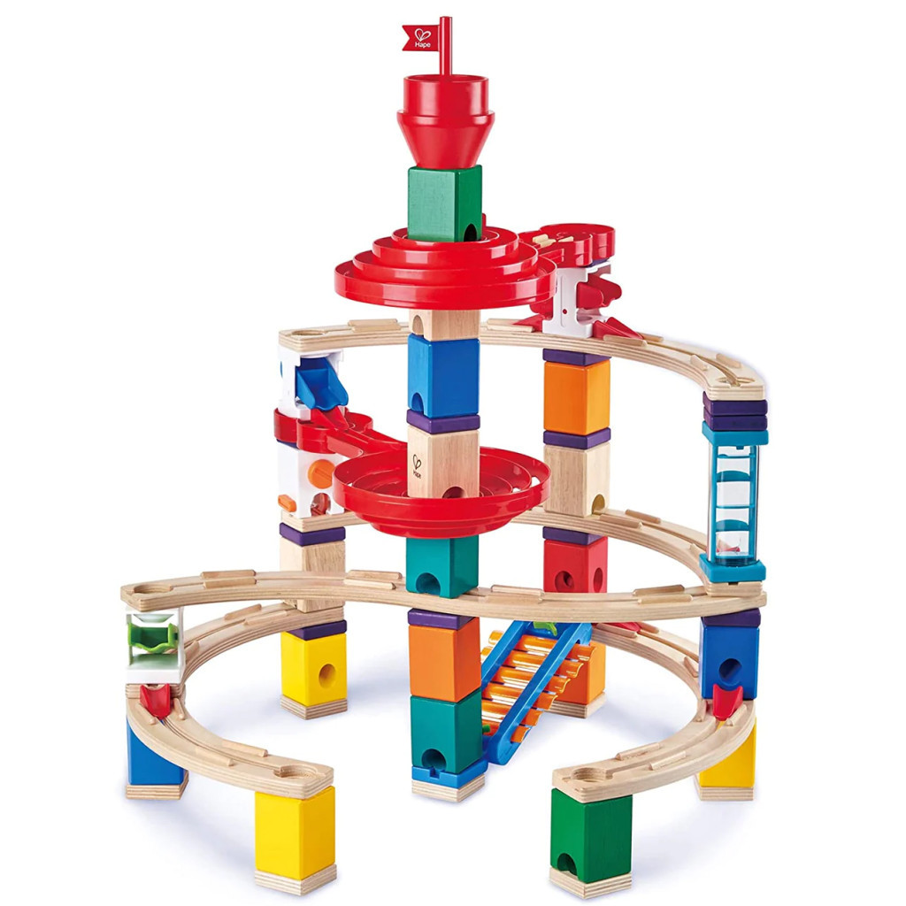 Конструктор Hape лабіринт Quadrilla Спіралі 129 елементів (E6024) - зображення 5