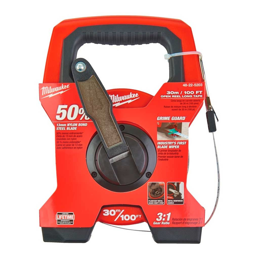 Рулетка Milwaukee відкрита LTO, 100м (48225211) - зображення 2