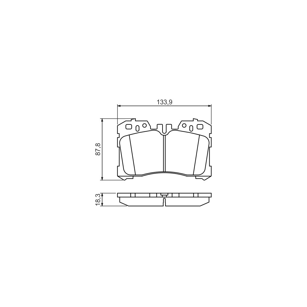 Гальмівні колодки Bosch 0 986 494 423 - зображення 1
