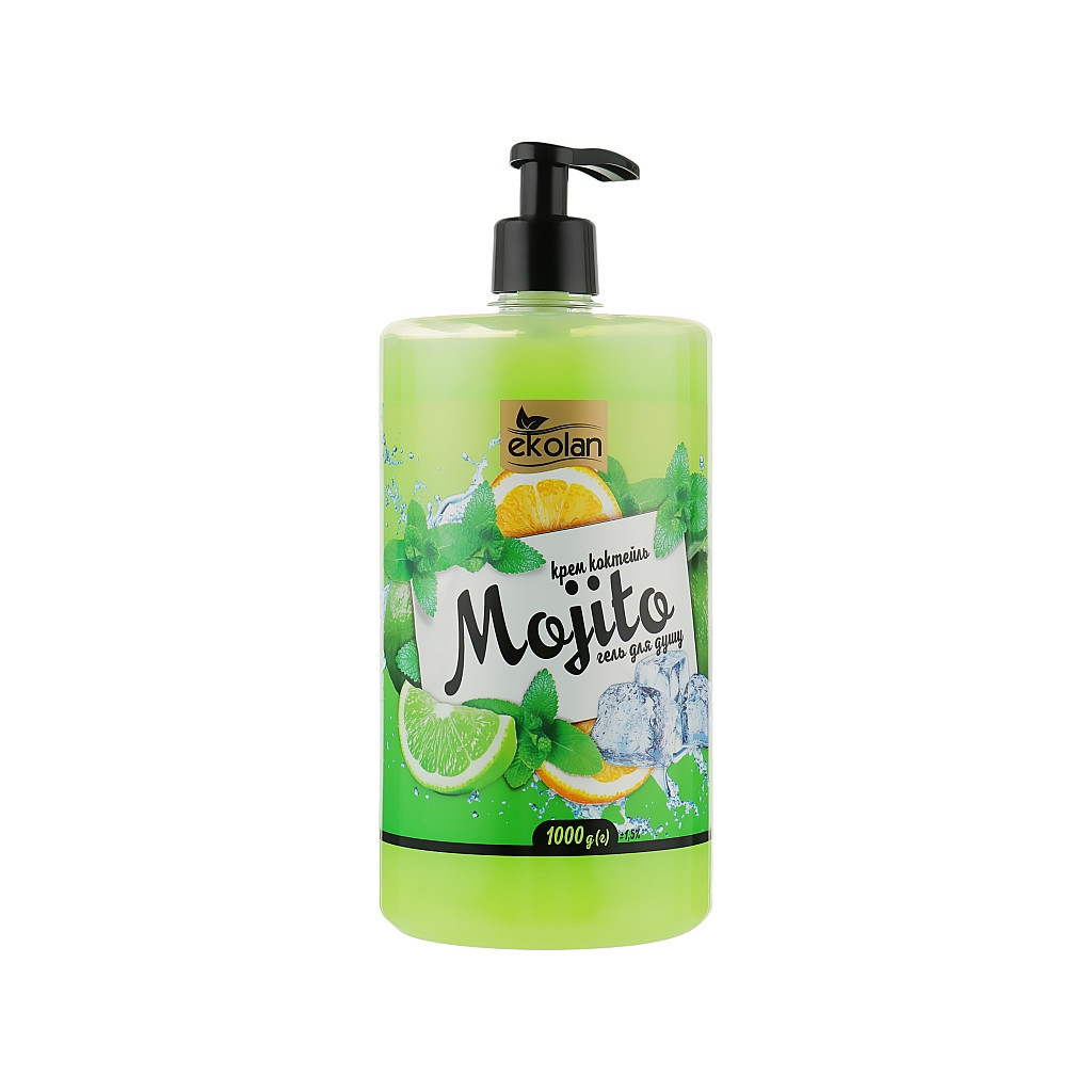 Гель для душу Ekolan Mohito Крем-коктейль 1000 г (4820217131689) - зображення 1