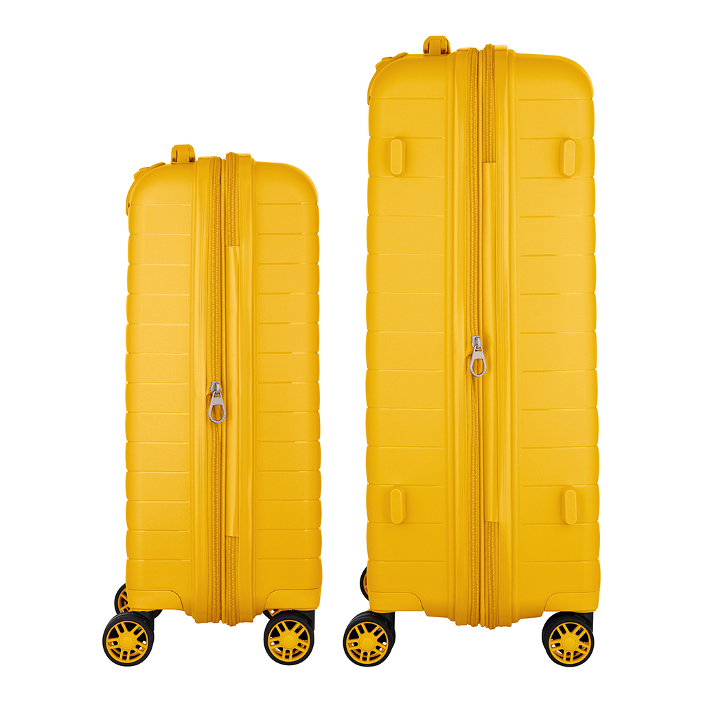 Набір валіз 2E Aero (M+S), бурштиново-жовті (2E-SPP-AERO-SET2-AY) - зображення 5