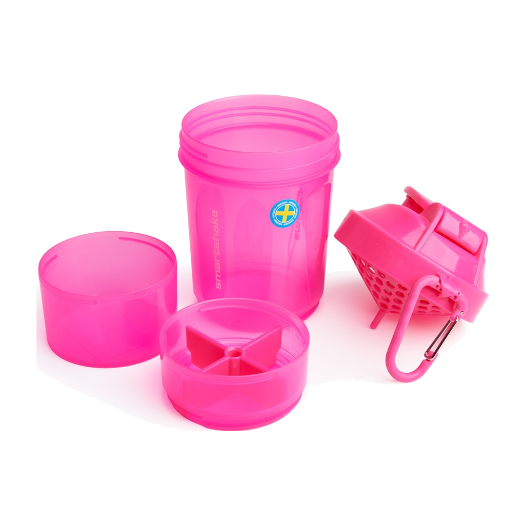 Шейкер спортивний SmartShake Original2GO 600ml Neon Pink (10560502) - зображення 2