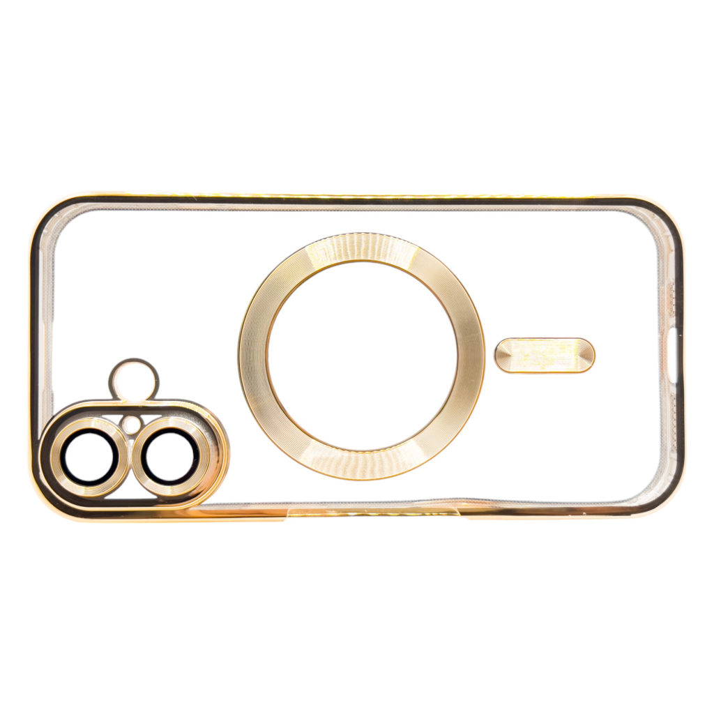 Чохол до мобільного телефона BeCover TPU Chrome Case (MagSafe) для Apple iPhone 16 Plus Gold (712076) - зображення 4