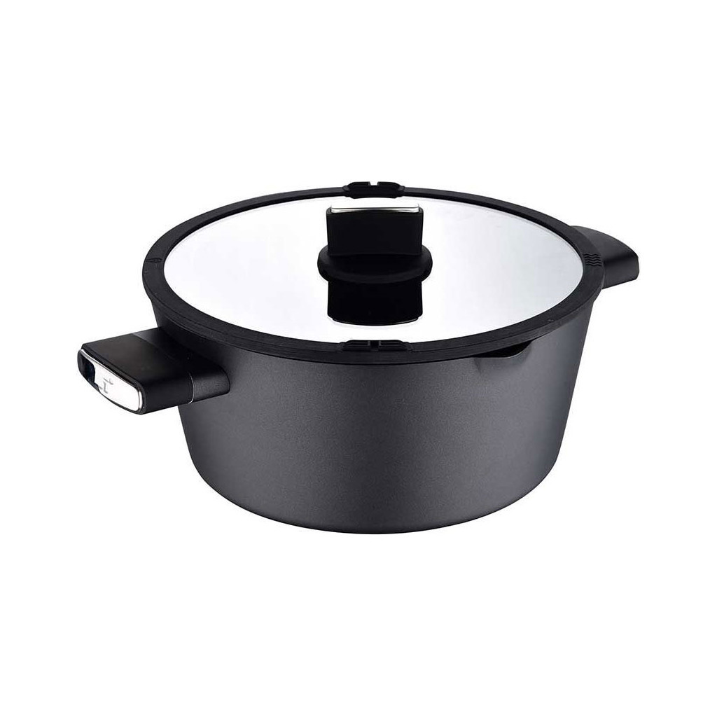 Каструля Bergner Ion Plus з кришкою 6 л (BG-35912-BK) - зображення 2