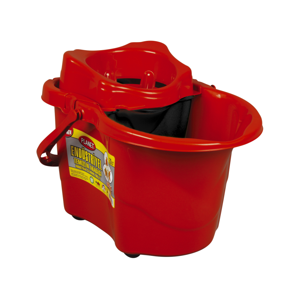 Відро для швабр Planet Household промислове червоне 20 л (6861) - зображення 1