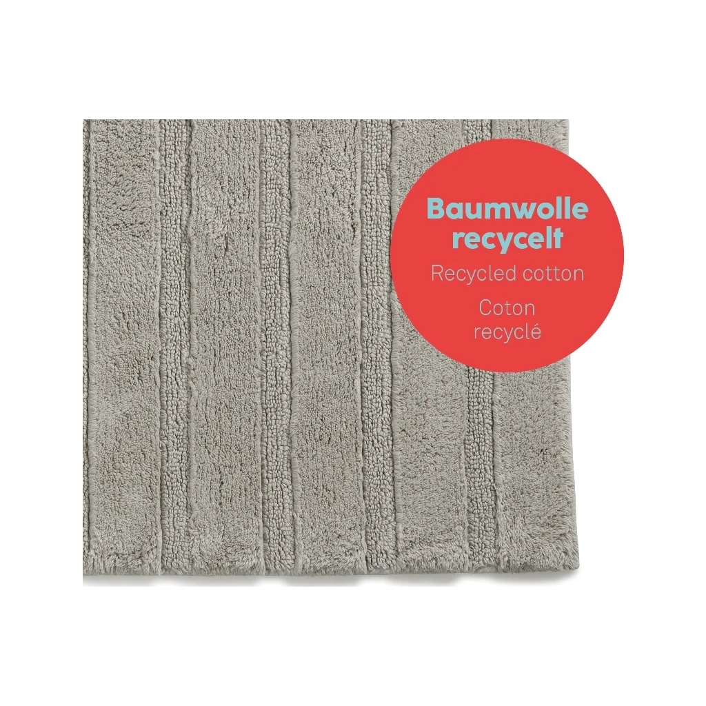 Килимок для ванної Kela Megan, сріблясто-сірий, 100х60х1.6 см (23586) (00000027714) - изображение 3