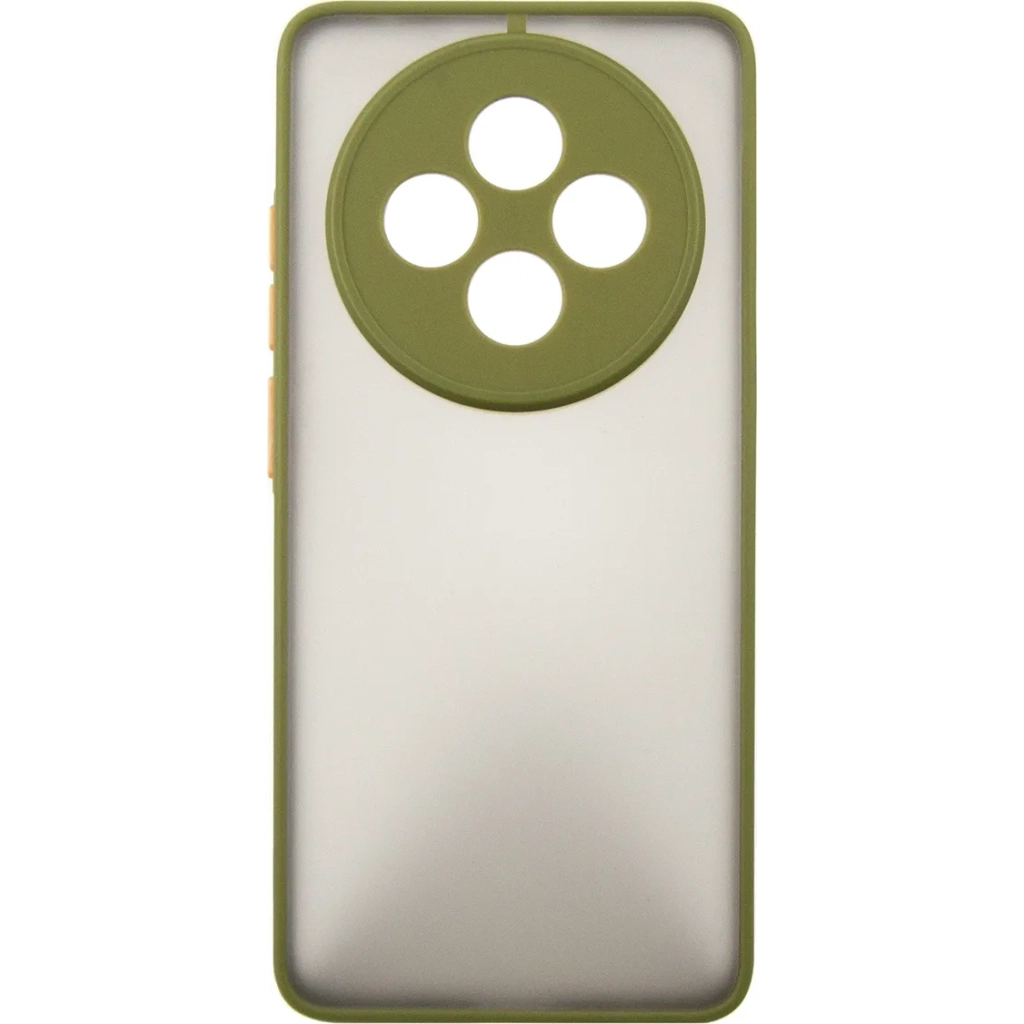 Чохол до мобільного телефона Dengos Oppo Reno 12 F/FS Matte + glass (Green) (DG-KM-110) - зображення 2