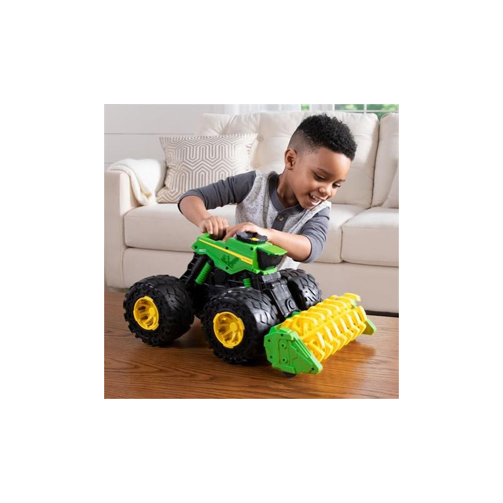 Спецтехніка John Deere Kids Monster Treads з молотаркою і великими колесами (47329) - зображення 7