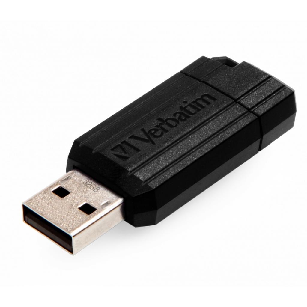 USB флеш накопичувач Verbatim 32GB Store 'n' Go Pin Stripe Black USB 2.0 (049064) - зображення 3