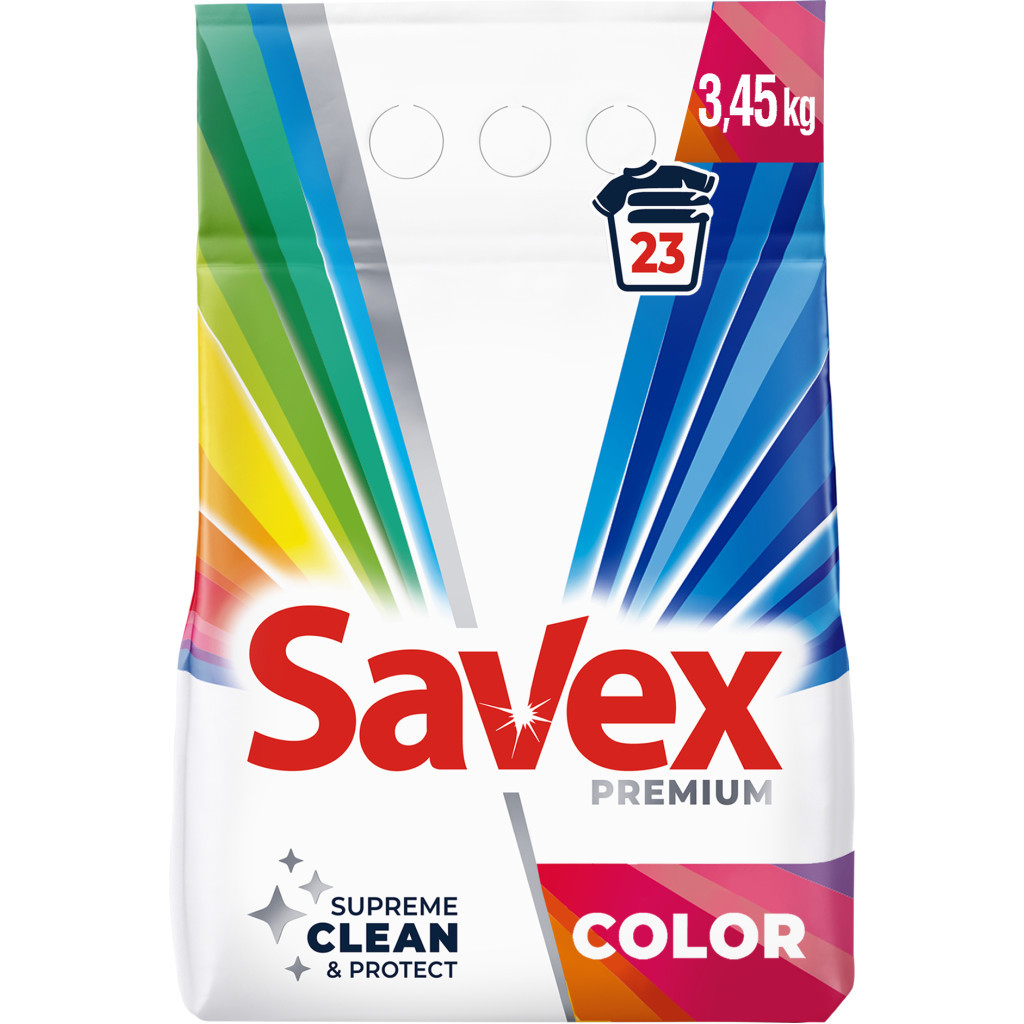 Пральний порошок Savex Premium Color 3.45 кг (3800024047923) - зображення 1