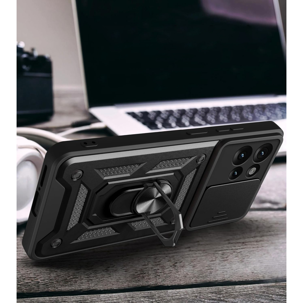 Чохол до мобільного телефона BeCover Military Motorola Edge 50 Black (713050) - зображення 4