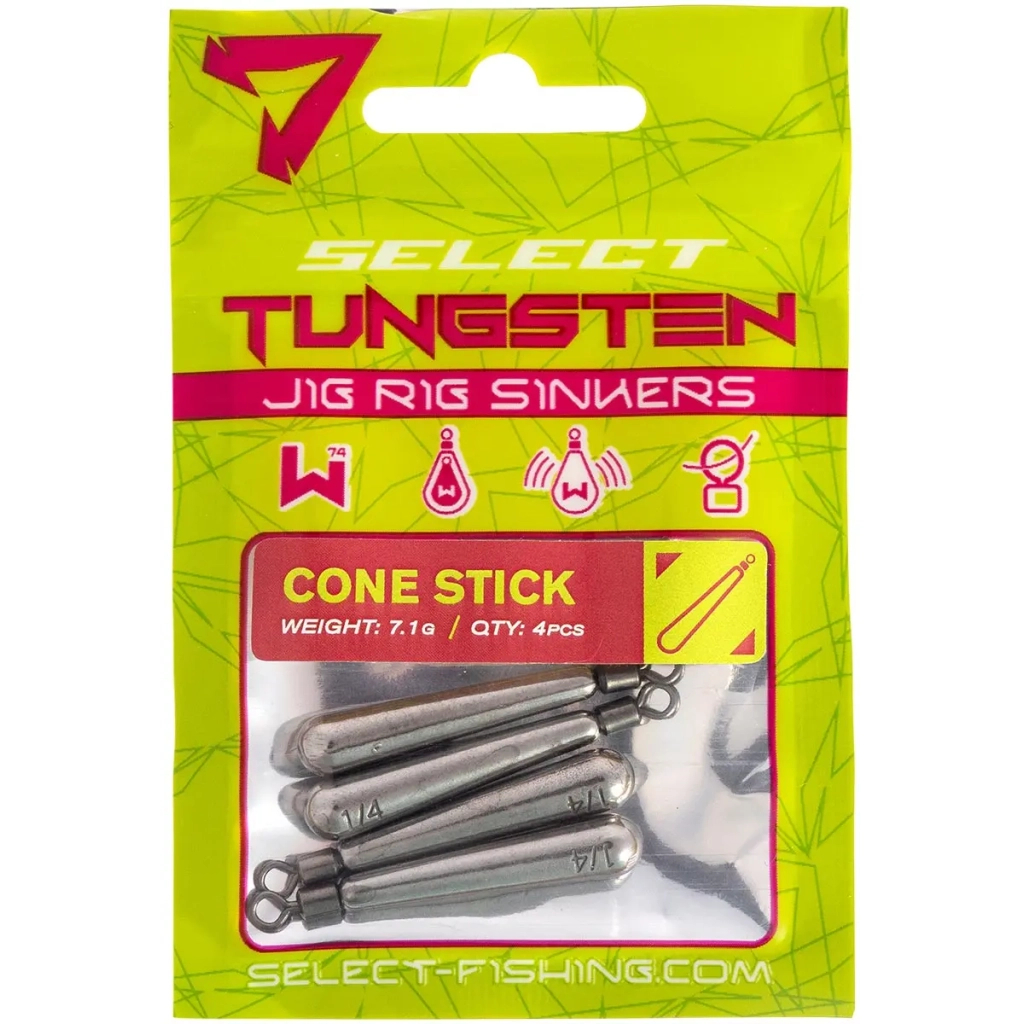 Грузило Select Паличка джиг-ріг вольфрам 3.5g (4 шт/уп) (1870.70.89) - зображення 2