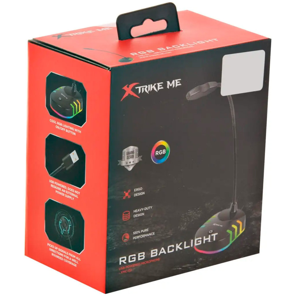Мікрофон Xtrike ME XMC-02 RGB backlit USB (XMC-02) - зображення 3