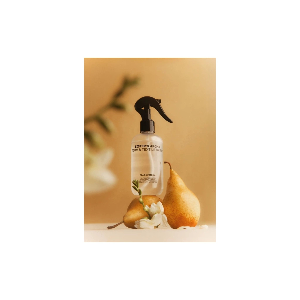 Освіжувач повітря Sister's Aroma Груша та фрезія Парфумований спрей для кімнати та текстилю 230 мл (4820227785995) - picture 4
