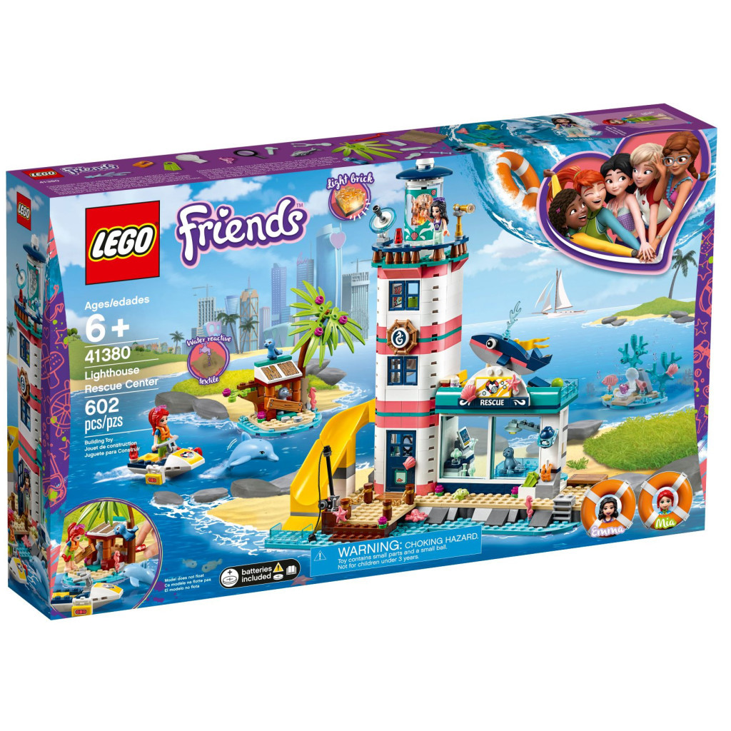 Конструктор LEGO Friends Рятувальний центр на маяку 602 деталі (41380) - зображення 1