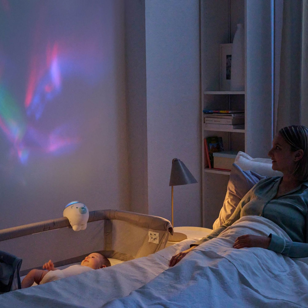 Нічник Chicco проектор First Dreams Полярне ведмежа Блакитний (11558.20) - зображення 11