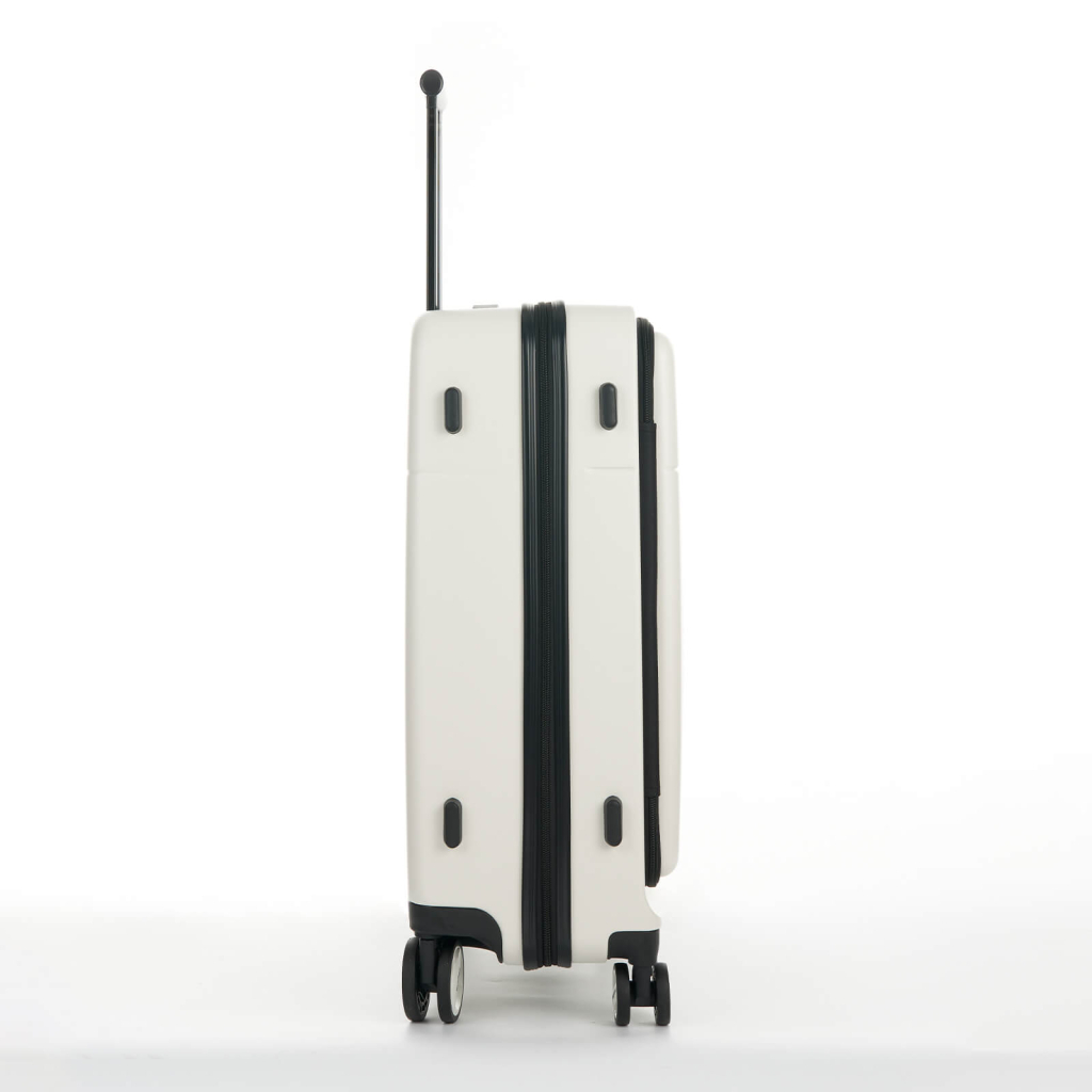 Валіза Bagland середня 72 л біла (1140621766) - зображення 5