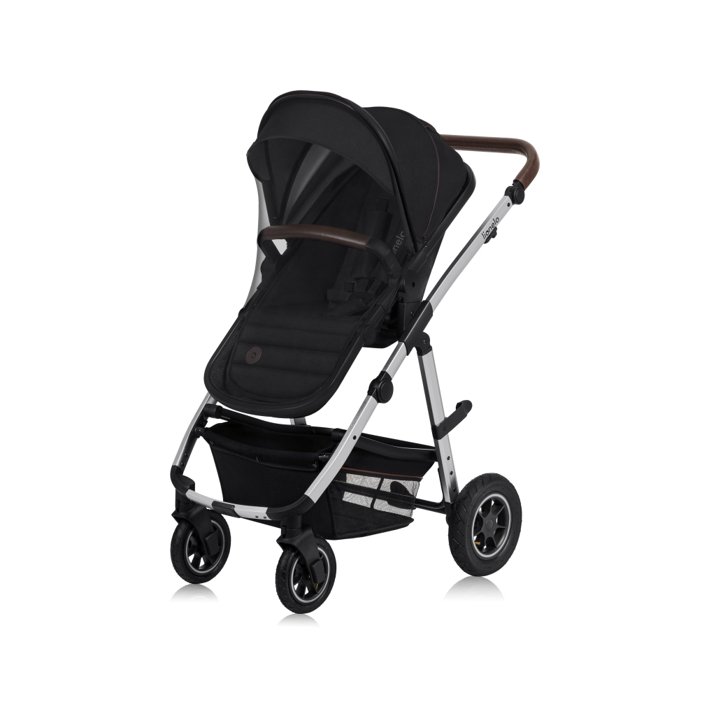 Коляска Lionelo 3 в 1 Amber 3 Black Silver (LO-AMBER BLACK SILVER (3in1)) - зображення 3